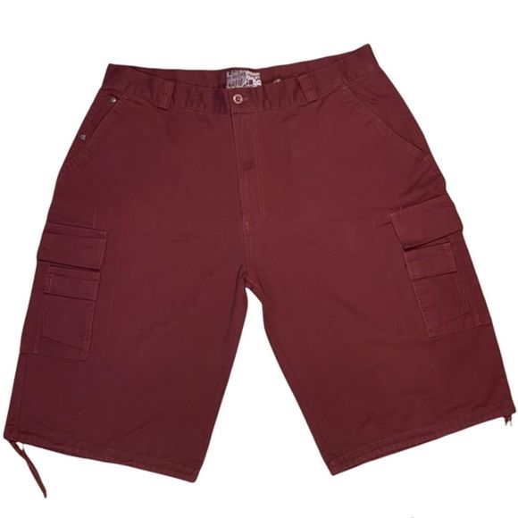 Urban city maroon cargo denim shorts size 42